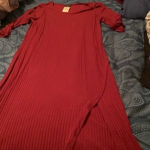 Burgundy free never one